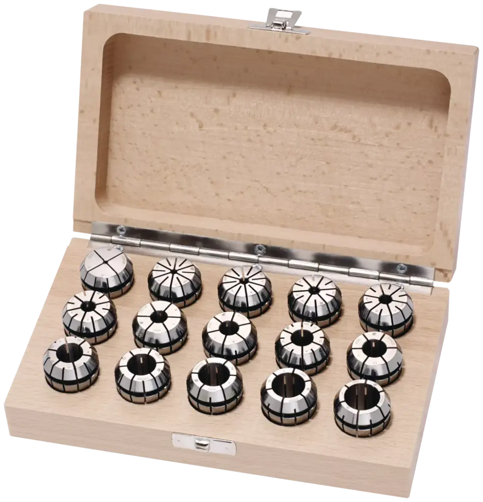 SCHUNK COLLET SET ER-25,15 PIECE Ø2.0-Ø16.0MM (New)